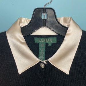 Ralph Lauren Cashmere Black Button Down